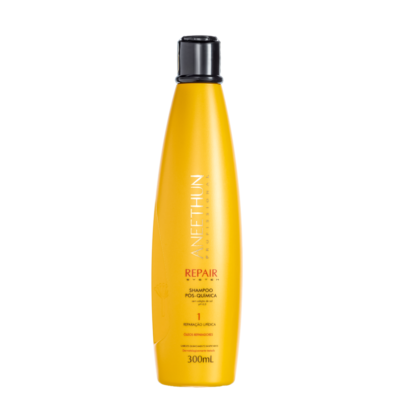ANEETHUN PROFISSIONAL REPAIR SYSTEM SHAMPOO PÓS-QUÍMICA 300ML