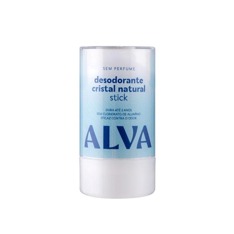 DESODORANTE ALVA CRISTAL NATURAL STICK 120G