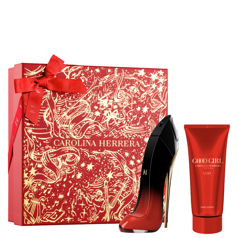 KIT CAROLINA HERRERA PERFUME GOOD GIRL NEW YORK VERY ELIXIR 80ML+LOÇÃO CORPORAL 100ML