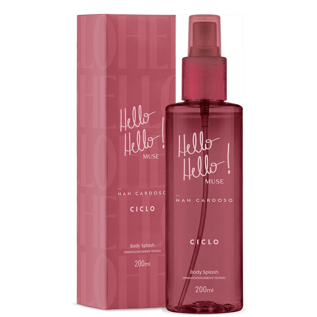 CICLO BODY SPLASH HELLO HELLO! MUSE NAH CARDOSO 200ML CICLO BODY SPLASH HELLO HELLO! MUSE NAH CARDOSO 200ML
