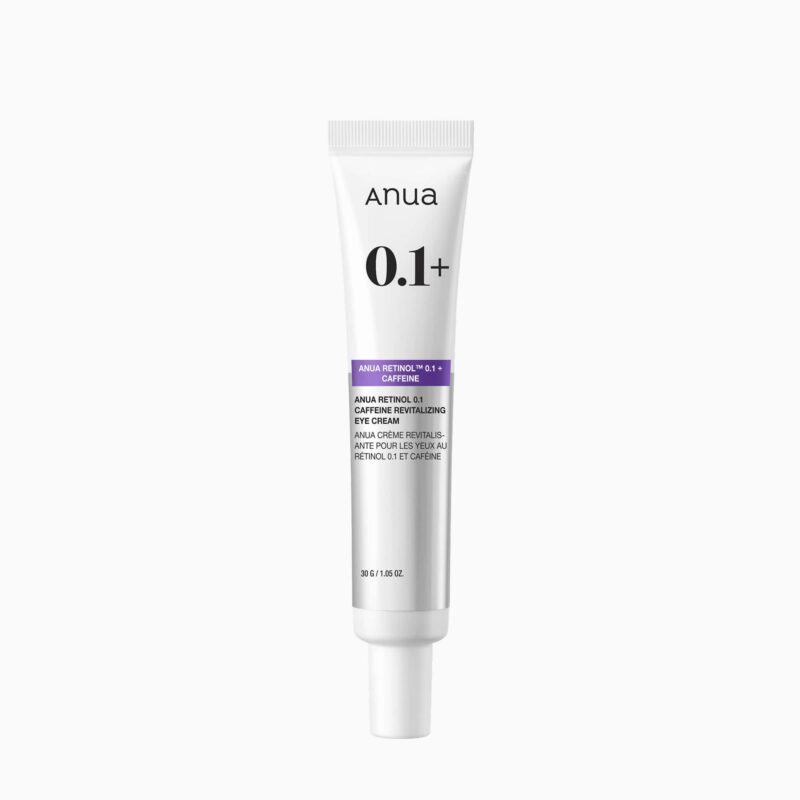 ANUA 0.1+ RETINOL 0.1 CAFFEINE REVITALIZING EYE CREAM 30G