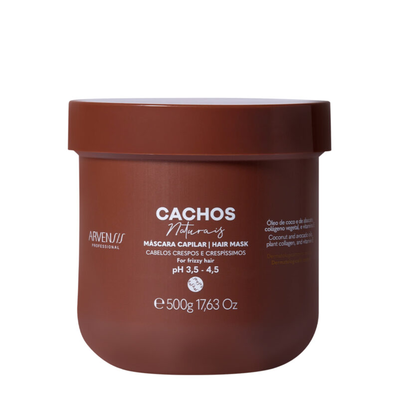 ARVENSIS CACHOS NATURAIS MASCARA CESPO E CRESPISSIMOS 500G