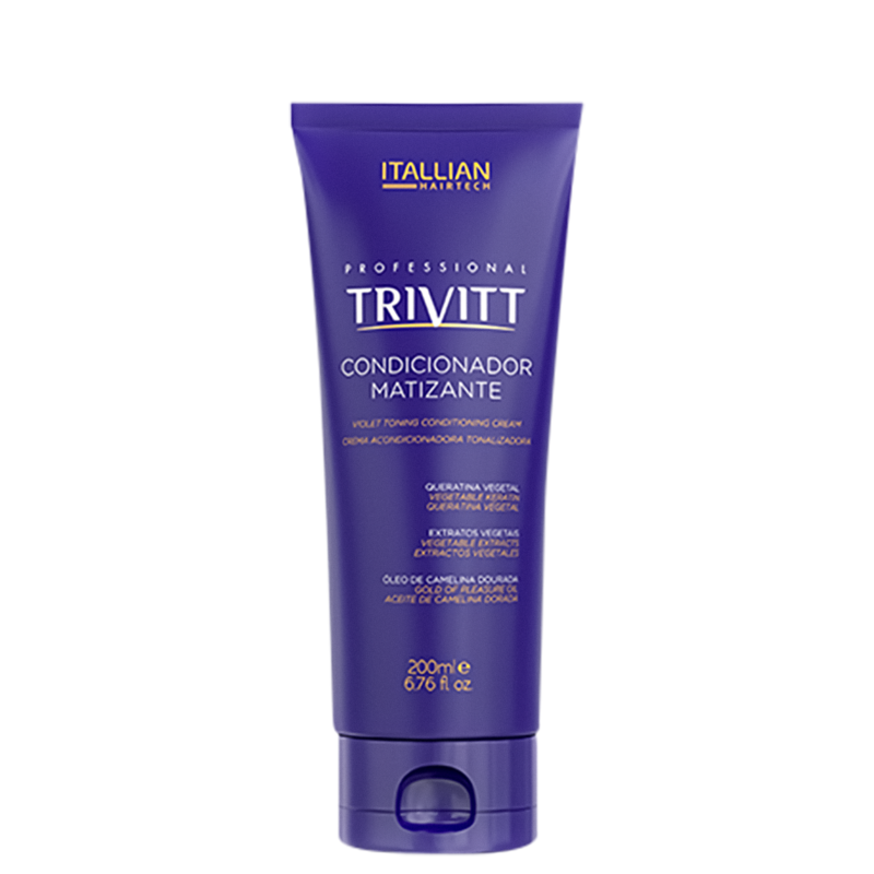 Condicionador Mascara Trivit Matizante 200g Itallian Bisnaga