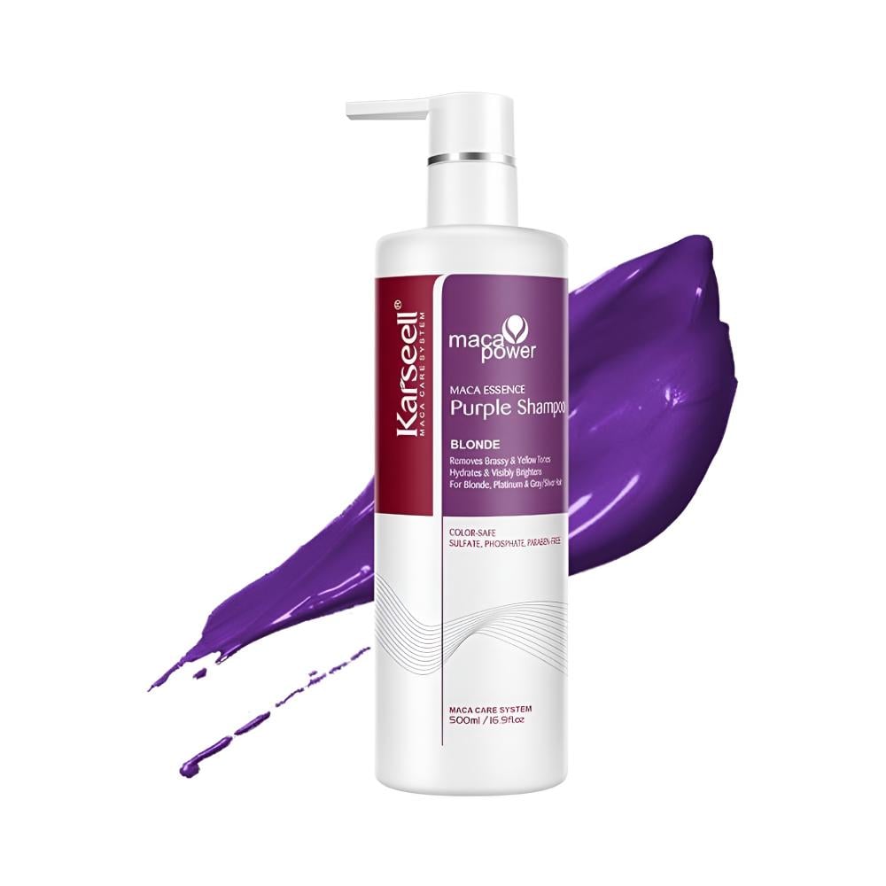 KARSSELL MACA POWER SHAMPOO PURPLE HAIR BLOND 500ML KARSSELL MACA POWER SHAMPOO PURPLE HAIR BLOND 500ML