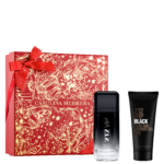 KIT CAROLINA HERRERA PERFUME 212 VIP BLACK EAU DE PARFUM 100ML+GEL DE BANHO 100ML