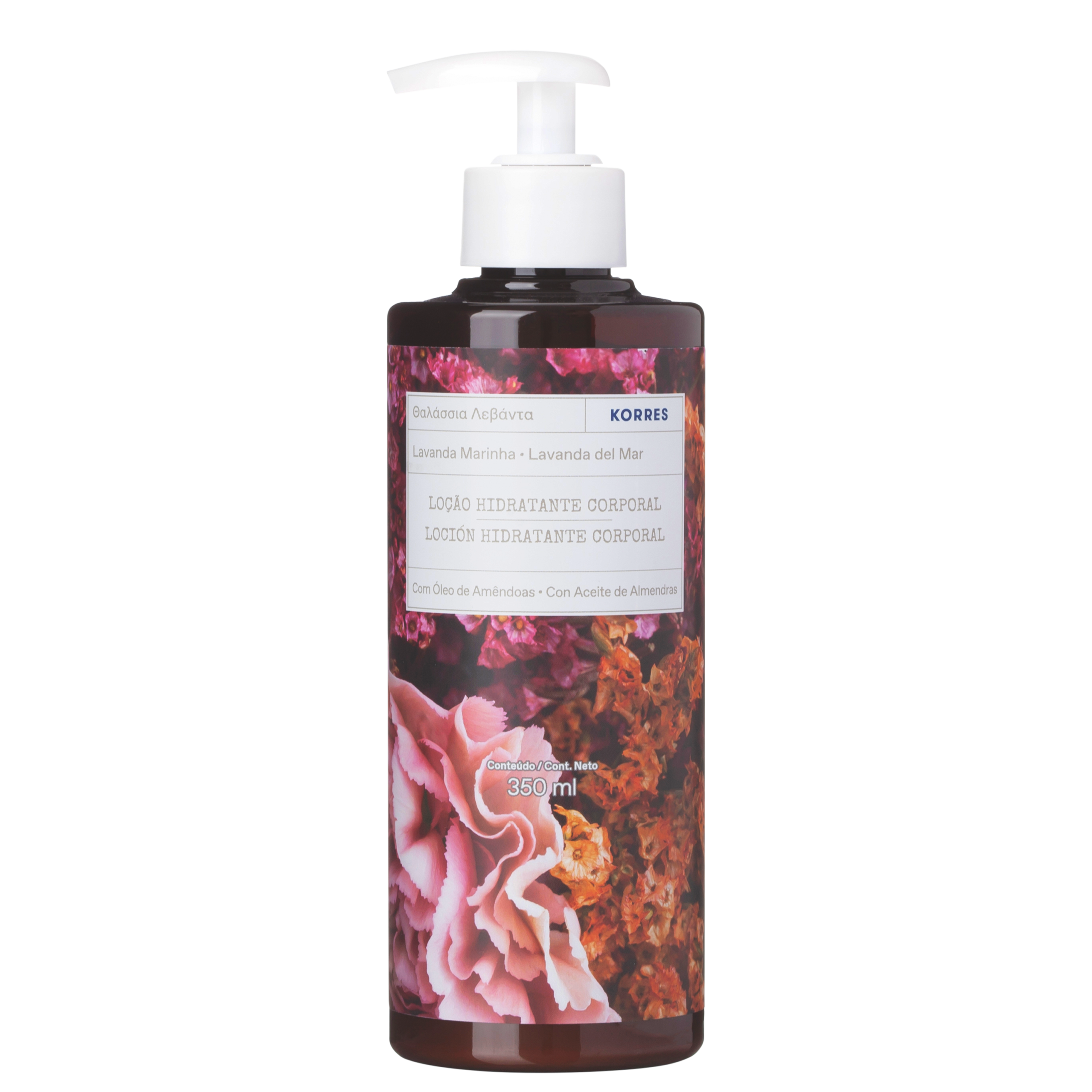 KORRES LOÇÃO HIDRATANTE CORPORAL LAVANDA MARINHA COM ÓLEO DE AMÊNDOAS 350ML KORRES LOÇÃO HIDRATANTE CORPORAL LAVANDA MARINHA COM ÓLEO DE AMÊNDOAS 350ML