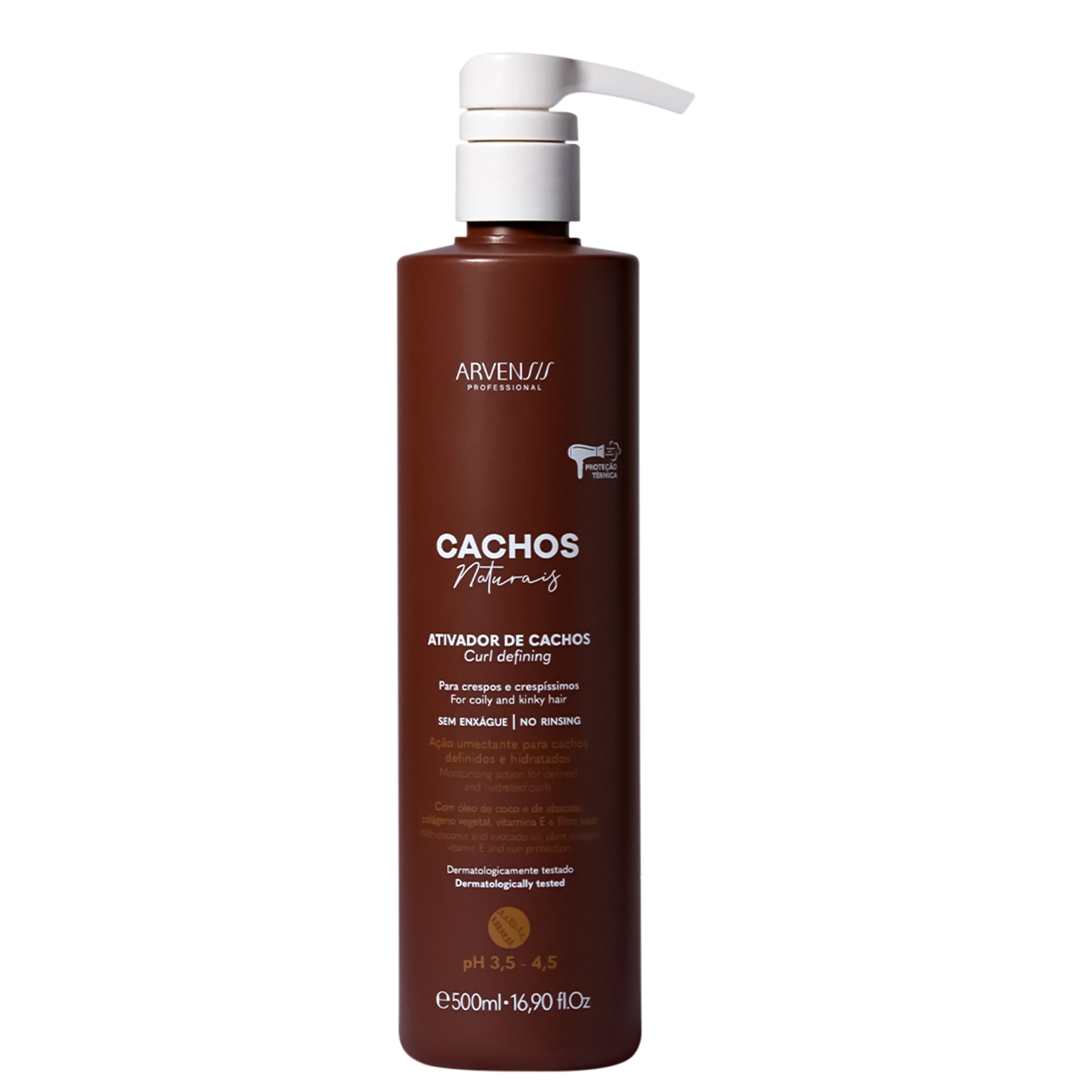 ARVENSIS CACHOS NATURAIS ATIVADOR DE CACHOS PARA CRESPOS E CRESPÍSSIMOS 500ML ARVENSIS CACHOS NATURAIS ATIVADOR DE CACHOS PARA CRESPOS E CRESPÍSSIMOS 500ML
