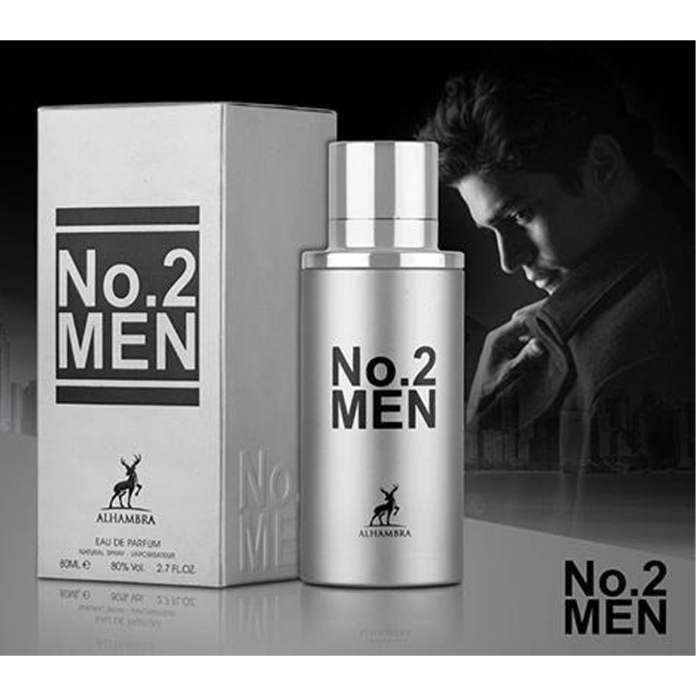 MAISON ALHAMBRA PERFUME No.2 MEN EAU DE PARFUM 80ML MAISON ALHAMBRA PERFUME No.2 MEN EAU DE PARFUM 80ML