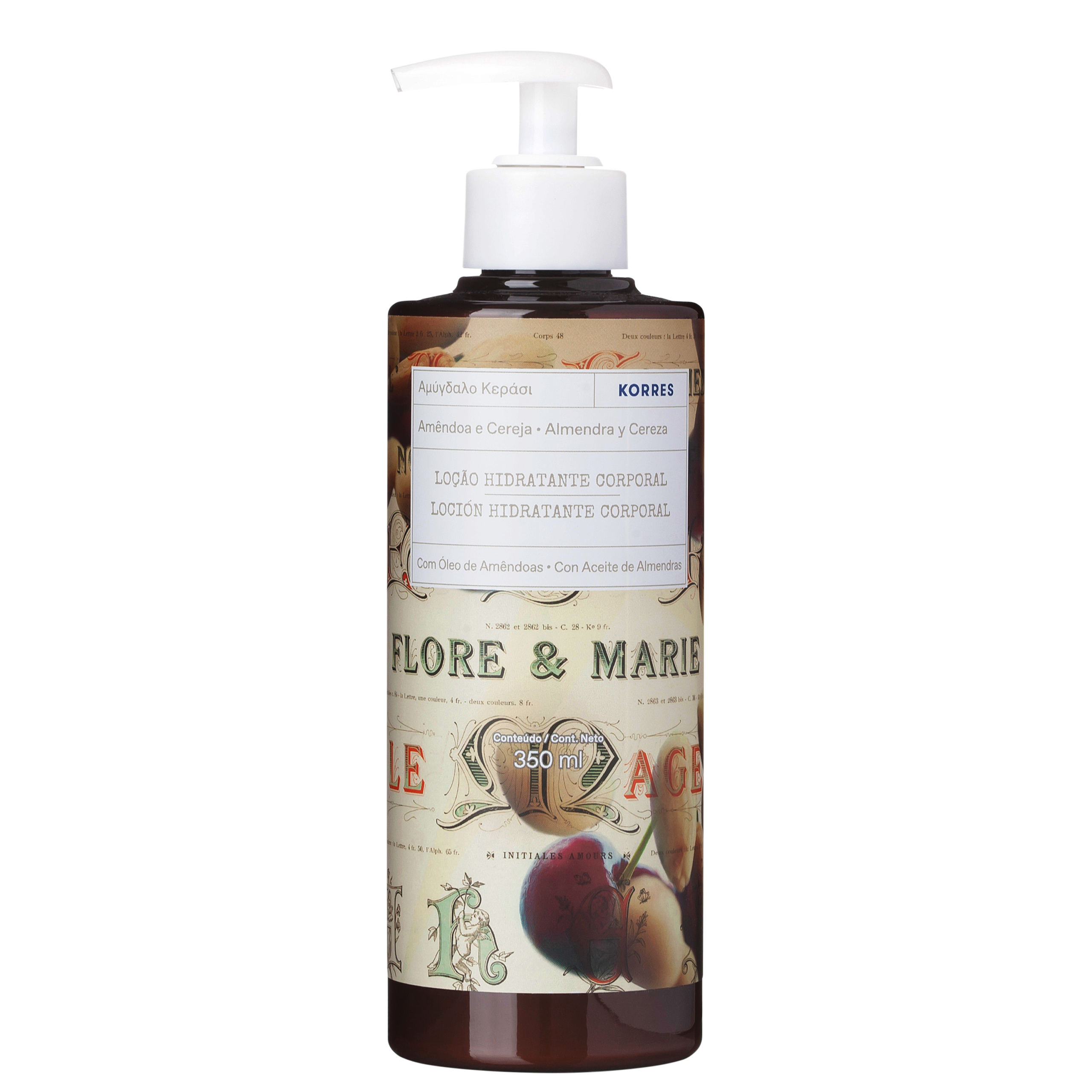 KORRES LOÇÃO HIDRATANTE CORPORAL AMÊNDOA E CEREJA COM ÓLEO DE AMÊNDOAS 350ML KORRES LOÇÃO HIDRATANTE CORPORAL AMÊNDOA E CEREJA COM ÓLEO DE AMÊNDOAS 350ML