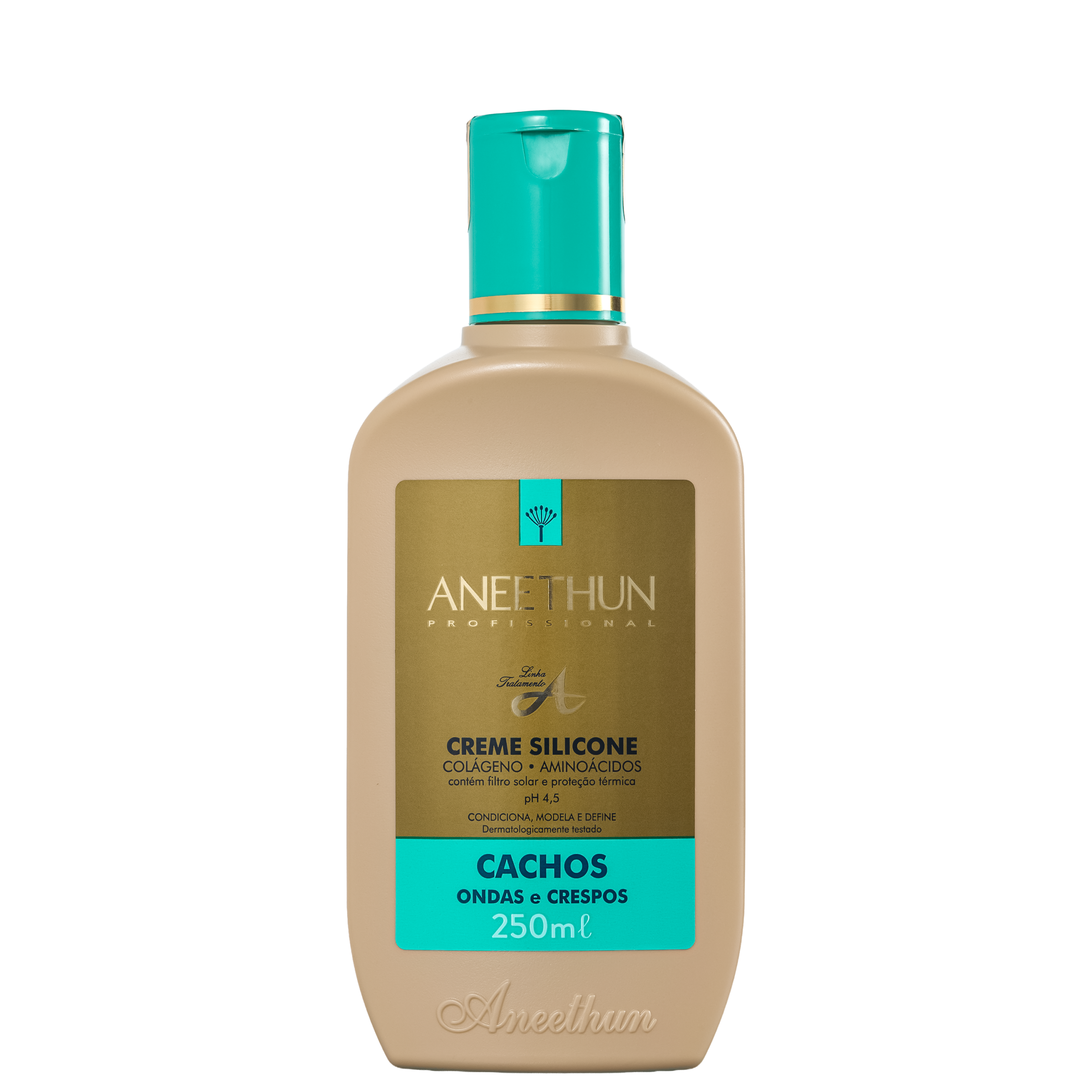 ANEETHUN PROFISSIONAL LINHA TRATAMENTO A CREME SILICONE PARA CACHOS, ONDAS E CRESPOS 250ML
