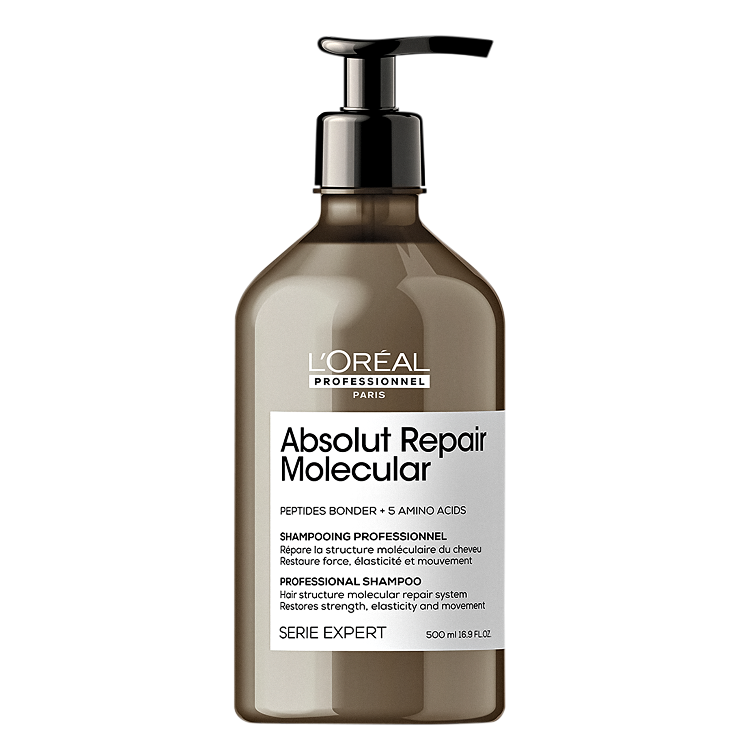 L’ORÉAL PROFESSIONNEL ABSOLUT REPAIR MOLECULAR SHAMPOO 500ML L’ORÉAL PROFESSIONNEL ABSOLUT REPAIR MOLECULAR SHAMPOO 500ML