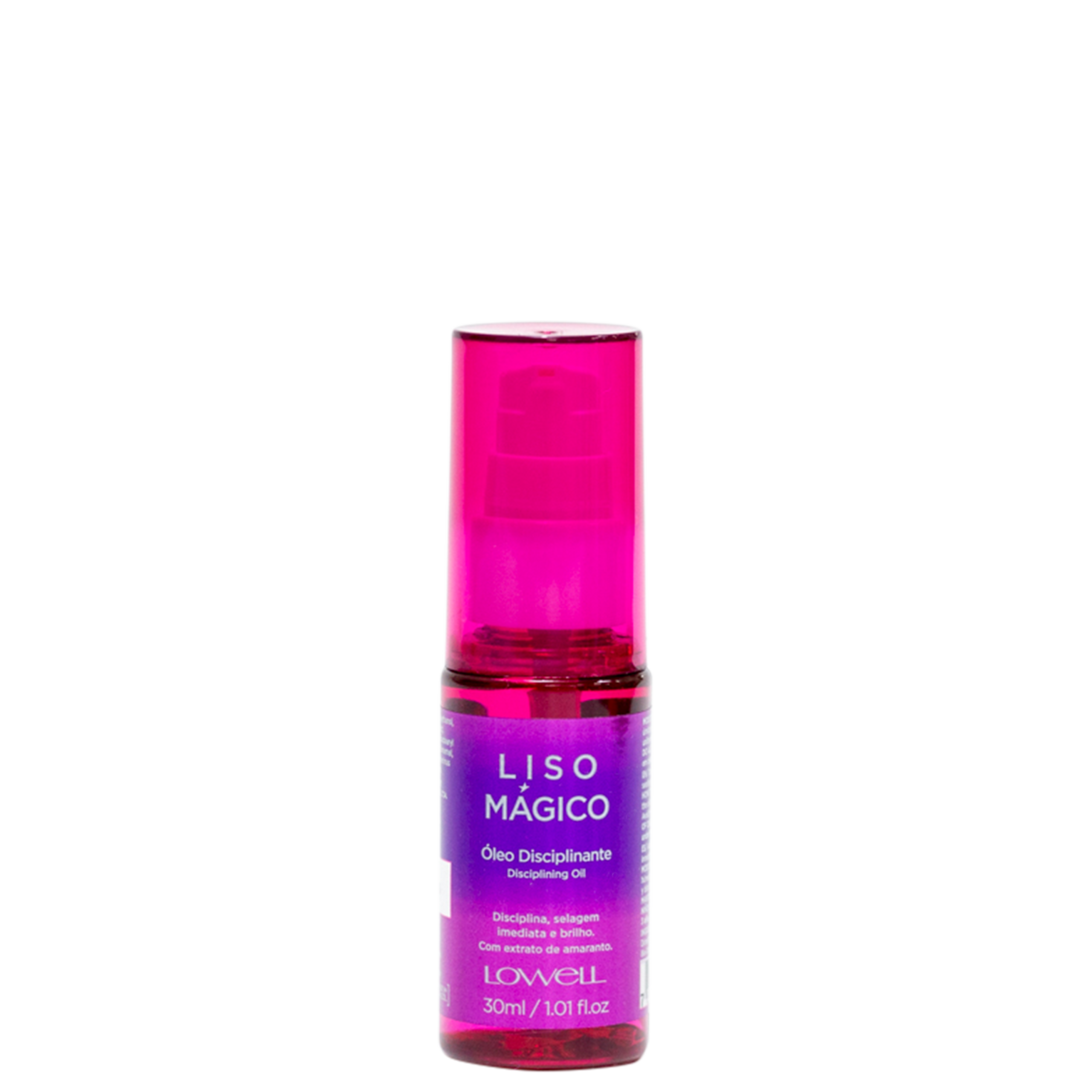 LOWELL PROFISSIONAL LISO MÁGICO ÓLEO DISCIPLINANTE 30ML LOWELL PROFISSIONAL LISO MÁGICO ÓLEO DISCIPLINANTE 30ML