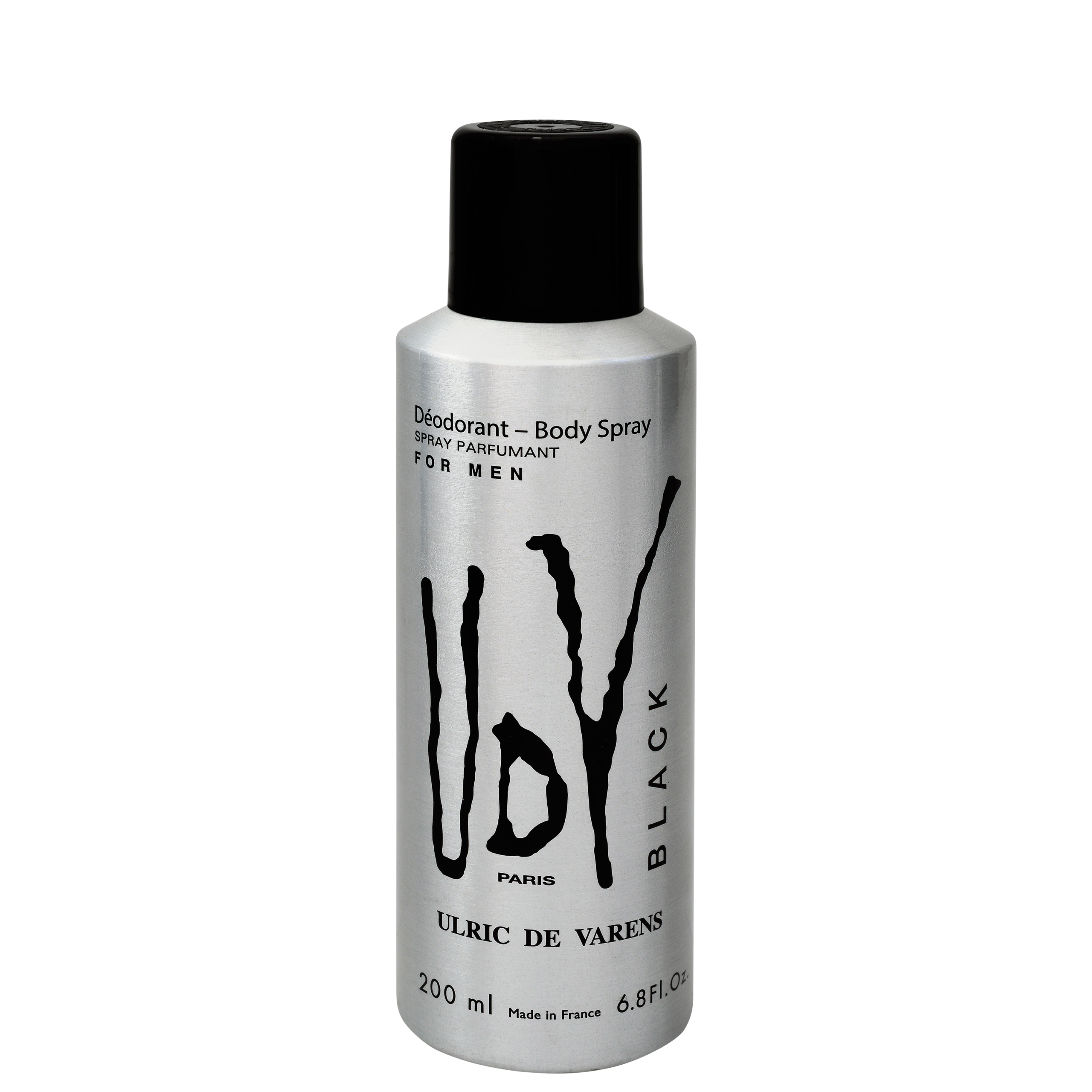 ULRIC DE VARENS DESODORANTE BLACK FOR MEN 200ML ULRIC DE VARENS DESODORANTE BLACK FOR MEN 200ML