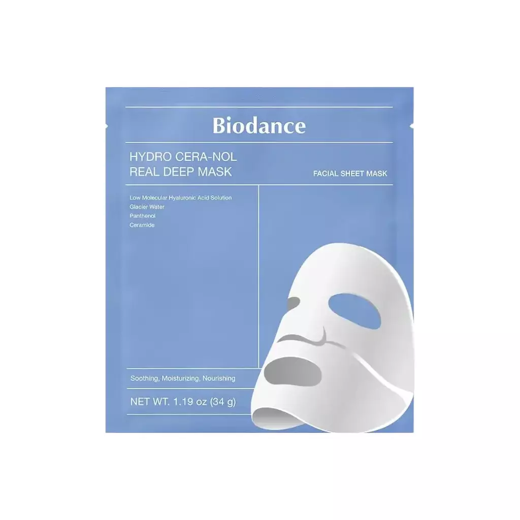 BIODANCE HYDRO CERA-NOL REAL DEEP MASK FACIAL 34G BIODANCE HYDRO CERA-NOL REAL DEEP MASK FACIAL 34G
