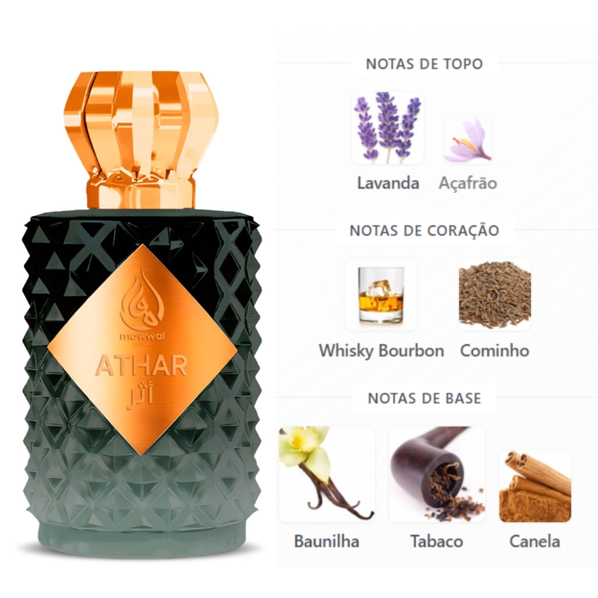 MAWWAL ARABIA PERFUME ATHAR EAU DE PARFUM 100ML - Imagem 2