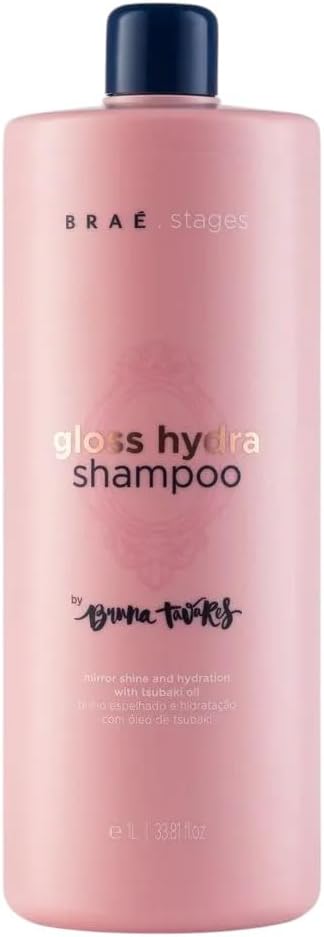 BRAÉ. STAGES SHAMPOO GLOSS HYDRA BY BRUNNA TAVARES 1L BRAÉ. STAGES SHAMPOO GLOSS HYDRA BY BRUNNA TAVARES 1L