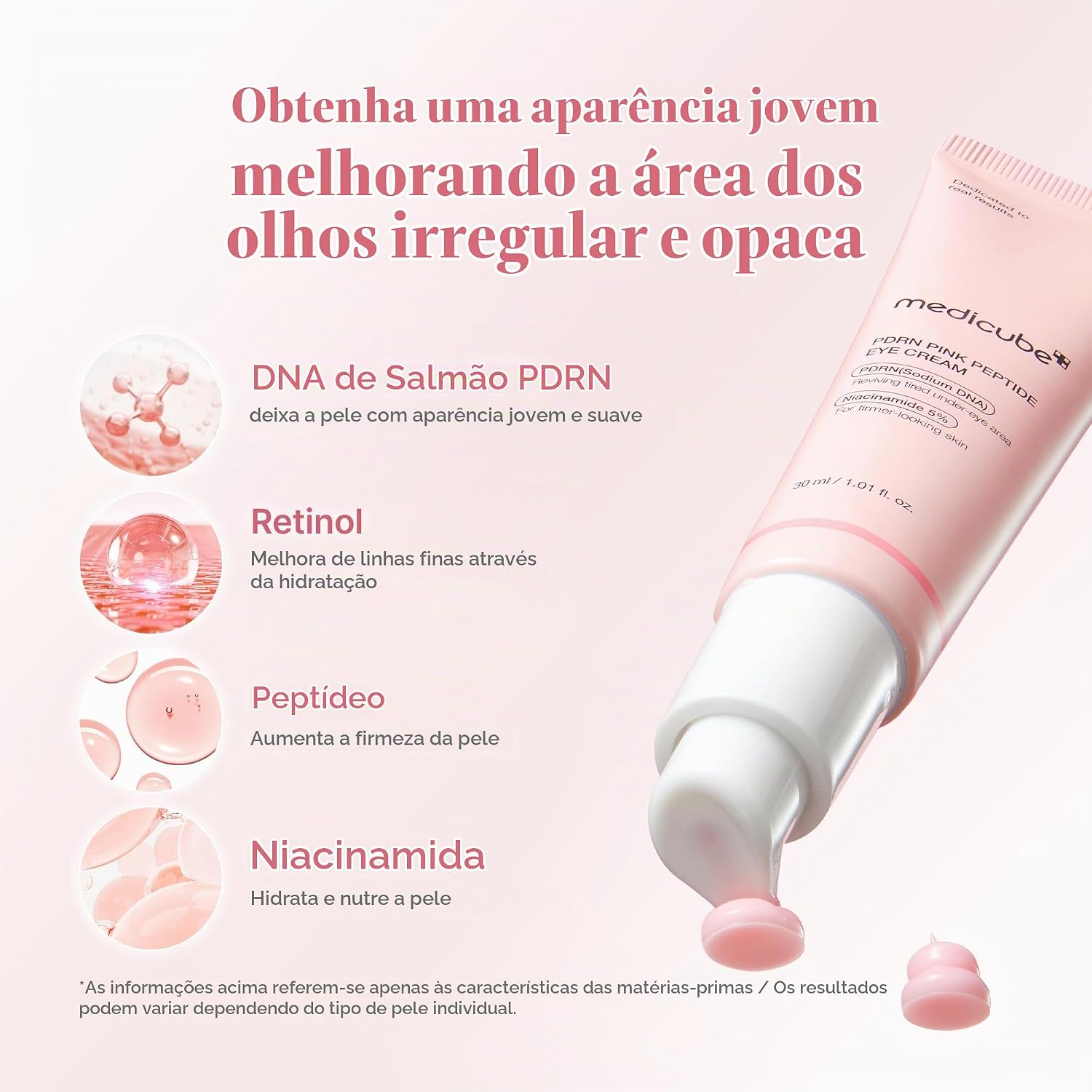 MEDICUBE PDRN PEPTIDE EYE CREAM 30ML - Imagem 4