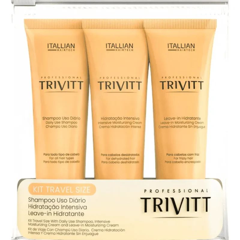 KIT TRIVITT PROFESSIONAL SHAMPOO 50ML + HIDRATAÇÃO 50ML + LEVAVE-IN 50ML