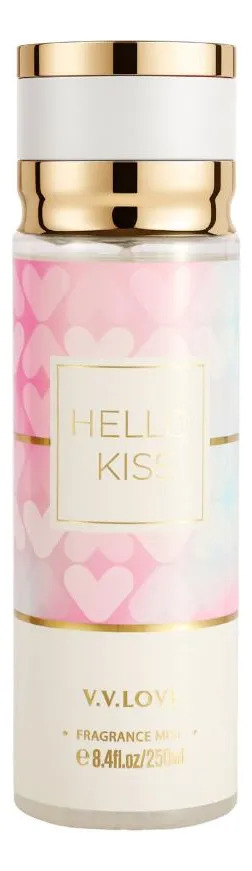 V.V LOVE BODY SPLAH MIST HELLO KISS 250ML V.V LOVE BODY SPLAH MIST HELLO KISS 250ML