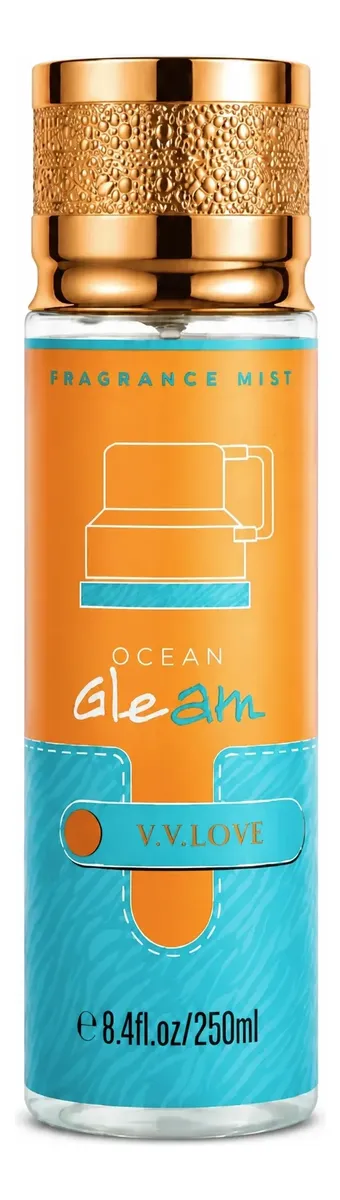 V.V LOVE BODY SPLAH MIST OCEAN GLEAM 250ML V.V LOVE BODY SPLAH MIST OCEAN GLEAM 250ML