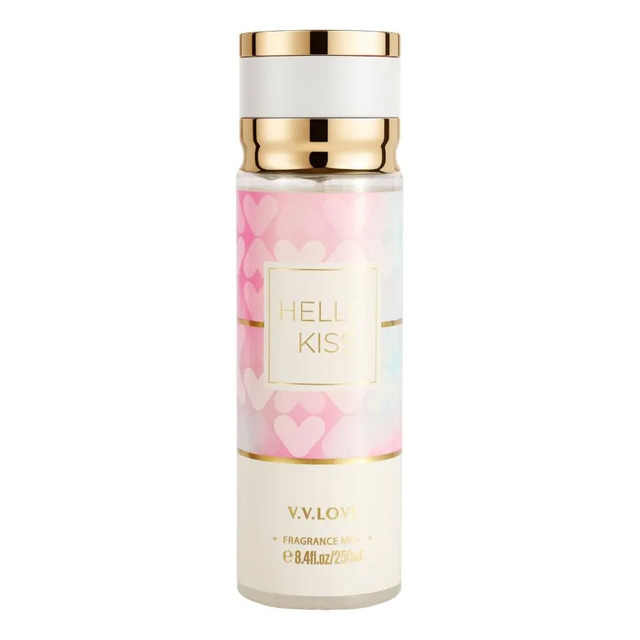 V.V LOVE BODY SPLAH MIST HELLO KISS 250ML - Imagem 4