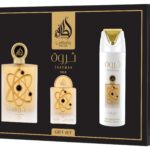 KIT LATTAFA PERFUME THARWAH GOLD 100ML + 20ML -DES200ML