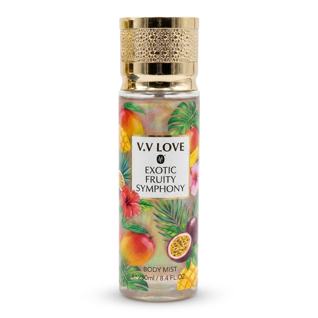 V.V LOVE BODY SPLAH MIST EXOTIC FRUITY SYMPHONY 250ML V.V LOVE BODY SPLAH MIST EXOTIC FRUITY SYMPHONY 250ML