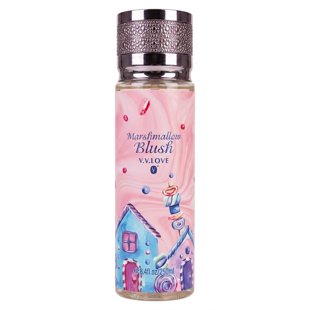 V.V LOVE BODY SPLAH MARSHMALLOW BLUSH 250ML V.V LOVE BODY SPLAH MARSHMALLOW BLUSH 250ML